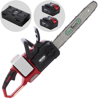 GeoTech X-Line CM-40V - Tronçonneuse électrique à batterie - Guide de 40 cm - 40 V 4 Ah