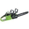 Greenworks GD40CS15 40V - Tronçonneuse à batterie - Guide 35 cm - SANS BATTERIE NI CHARGEUR