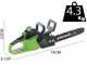 Greenworks GD40CS15 40V - Tronçonneuse à batterie - Guide 35 cm - SANS BATTERIE NI CHARGEUR