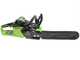 Greenworks GD40CS15 40V - Tronçonneuse à batterie - Guide 35 cm - SANS BATTERIE NI CHARGEUR