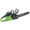 Greenworks GD40CS15 - Tronçonneuse électrique 40V - Guide de 35 cm