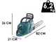 Makita UC012GZ - Tronçonneuse à batterie - Guide 40 cm - SANS BATTERIE NI CHARGEUR