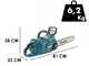 Makita UC016G - Tronçonneuse à batterie 40V 4Ah - Guide 40 cm