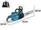 Makita XGT UC022G - Tronçonneuse à batterie - Coupe de 35 cm - 40V/5Ah