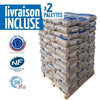 Palette de granulés WOODSTOCK x 2 (132 sacs)