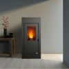 Poêle à granulés étanche Vulcano Silenzio – 9,2 Kw - Noir