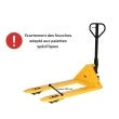 Transpalette manuel largeur 680 mm fourches 1150mm 2500Kg