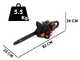 WORX WG385E NITRO - Tronçonneuse à batterie - 2 x 40V 4Ah - Guide de 40 cm